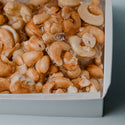 Close-up of cashew brittle