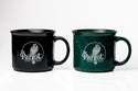 Two mugs with 'The Parrot Company' logo on a white background